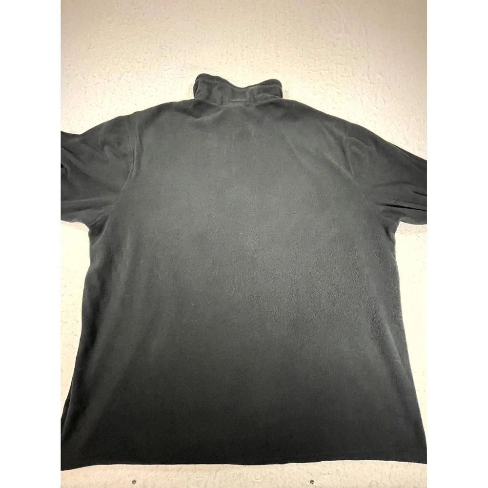 The North Face Never Stop Exploring Glacier Fleece Jacket Mens XL Black 1/4 Zip - Picture 2 of 9